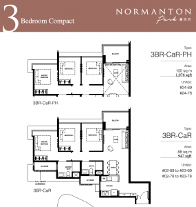 normanton-park-floor-plan-3-bedroom-compact-type-3br-CaR