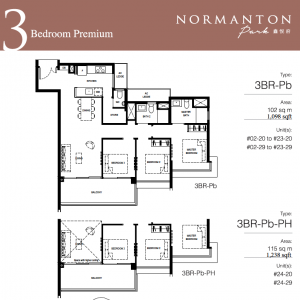 normanton-park-floor-plan-3-bedroom-premium-type-3br-Pb